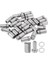 90 Adet 12 x 22MM Paslanmaz Çelik Cam Tutucu Işaret Montajı (Yurt Dışından) 2