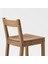 Nordvıken Bar Sandalyesi Antika Vernik 62 cm 4