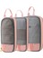 LXSN-000680 3 Parça Seyahat Giyim Sıkıştırma Paketleme Çantası Oxford Kumaş Saklama Çantası - Pembe (Yurt Dışından) 1