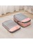 LXSN-000680 3 Parça Seyahat Giyim Sıkıştırma Paketleme Çantası Oxford Kumaş Saklama Çantası - Pembe (Yurt Dışından) 3