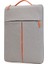 15-16 Inç Dizüstü Bilgisayar Çantası Dikey Suya Dalı Naylon Koruyucu Kılıf Fermuarlı Cepli 38 x 27 x 3cm - Gri (Yurt Dışından) 1