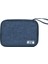 Gena Taşınabilir Seyahat Dijital Aksesuar Saklama Çantası Veri Kablosu U-Disk Fermuarlı Taşıma Çantası - Lacivert (Yurt Dışından) 1