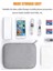 Bubm Dısxs-Myb Küçük Boy Tek Katmanlı Veri Kablosu Power Bank Taşıma Çantası Seyahat Dijital Aksesuar Saklama Çantası - Gri (Yurt Dışından) 3