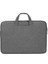 N004 Toz Geçirmez Dizüstü Bilgisayar Çantası, Not Defteri Taşıma Çantası, Kol Çantası, Evrak Çantası, 15,6 Inç Dizüstü Bilgisayar Için - Koyu Gri (Yurt Dışından) 1