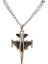 F-16 Jet Savaş Uçağı Zincirli Unisex Kolye 1