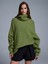 2268 Balıkçı Yaka Oversize Kazak-Açık Yeşil 1