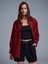 50532 Çıtçıtlı Süet Gömlek-Bordo 3
