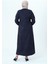 Aslıcan Kadın Büyük Beden Süet Kumaş Mevsimlik Ferace/pardesü 1
