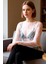 Kadın Ispanyol Kol Detaylı Kayık Yaka Esnek Örme Dantel Bluz Kaliteli Şık Rahat Modern 2