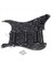 Sq Sq Electıce Gitar Yüklü Önceden Kablolanmış Elektro Gitar Pickguard Pikap Montajı Siyah Inci (Yurt Dışından) 1