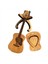 Stand ile Ahşap Gitar Seçme Çantası 3 Benzersiz Gitar Seçme Kılıfı Gitar Şekli Gitar Seçim Kılıfı (Yurt Dışından) 1