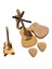 Ahşap Gitar Şeklinde Gitar Seçimleri Stand Ahşap Akustik Gitar Seçim Kutusu (Yurt Dışından) 1