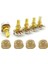 4 Pcs Elektrik Gibi Kontrol Hız Knobs Gold &amp 5x Gitar Potentıomeer Ses Ses ve Ton Tomuları Swıtch Control A500K (Yurt Dışından) 1
