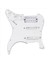 Sq Sq Electıce Gitar Yüklü Önceden Kablolanmış Elektro Gitar Pickguard Pikap Montajı Beyaz Düzenli (Yurt Dışından) 5
