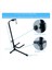 Akustik Elektro Gitar Gitar Aksesuarları Için Tripod Tutucu ile 2x Metal Zemin Gitar Standı (Yurt Dışından) 5