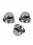 12PCS Gitar Metal Üst Şapka Tonu Ayarlama Çember Gibson Için Gibson Için Knobs Bass Lp St Chrome (Yurt Dışından) 5