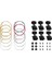 2 Set 6 Gitar Dizesi Yedek Çelik Ipi 6pcs Dize Ayar Pegs Makine Kafaları Tuner (Yurt Dışından) 1