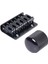 2 Pcs Siyah Elektrik Gitar Parçaları 1 Pcs Elektro Gitar Hacim Tonu Kontrol Topçusu ve 1 Pcs 6 Eyer Hardtail Köprüsü Üst Yük 65MM Elektrikli Gitar Köprüsü (Yurt Dışından) 2