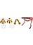 3 Pc Gitar Aksesuarları 1 Pcs Kelepçe Anahtarı Tetikleyici Capo Pink &amp 2 Pcs Gitar Sipmeleri Kuyruk Altın (Yurt Dışından) 1
