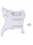 Sq Sq Electıce Gitar Yüklü Ön Kablolu Elektro Gitar Pickguard Pikap Montaj Beyaz Inci (Yurt Dışından) 1