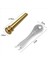 Gitar Köprüsü Pimleri 18PCS Gitar Köprüsü Pin Çekme ile Akustik Gitar Için Pirinç Endpin (Yurt Dışından) 4
