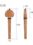 4 Pcs Yüksek Dereceli Çello Dize Şaft Sappan Kakma Logwood Knob Piyano Şaft Tunuş Dönerleri Şaft Keman Aksesuarları (Yurt Dışından) 2