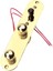 Eyer Köprü Plakası 3 Yolu Anahtar Kontrol Plakası Altın ve Üst Yükleyicisi Çamurluk Telecaster (Gold) 85 5 mm Için (Yurt Dışından) 3