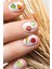 Artikel Elmalar Tırnak Dövmesi, Tırnak Tattoo, Nail Art, Tırnak Sticker 3