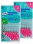 Tepe Interdental Brush Arayüz Fırçası Pembe 0.4 mm 8 Li x 2 Adet 1