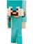 Minecraft Metal Tekli Figür Steve In Diamond Armor 3