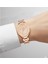 Kadın Kol Saati Rose Gold Renk, Rose Gold Kadran - Şık Metal Kordon, 2 Yıl Garantili 3