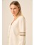 Kadın Sim Detay Hırka Ekru 25016 3