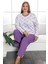 Büyük Beden Pamuklu 2 Iplik Kışlık Uzun Kollu Pijama Takımı 1
