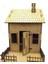Bahçeli Ev Ahşap Maket 240x215x170 mm 8 Yaş ve Üzeri İçin Eğlenceli Hediye 9