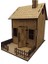 Bahçeli Ev Ahşap Maket 240x215x170 mm 8 Yaş ve Üzeri İçin Eğlenceli Hediye 10