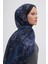 Diamond Lacivert Nilla Pamuklu Şal 4