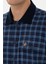 Erkek Indigo Gömlek Desenli 50316574-VR028 7