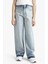 Kız Çocuk 90's Wide Leg Geniş Paça Okul Jean Pantolon F7540A825AU 4