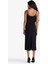 Bodycon Vücudu Saran İnce Askılı Midi Elbise F9263AX25WN 5