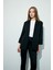Oversize Geniş Kalıp Ceket Yaka Basic Blazer Ceket C3215AX25AU 1