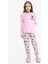 Kız Çocuk Kuromi Pijama Takımı Uzun Kollu Üst Uzun Alt 2