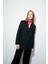 Oversize Geniş Kalıp Ceket Yaka Blazer Ceket E7732AX25AU 1