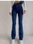 jean Kadıncandy Ispanyolkot Pantolon Dar Kesim Yüksek Bel Esnek Pamuklu - Flare 3