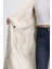 Ekru Klasik Kuşaklı Astarlı Trençkot 3