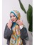 Floral Akrilik Desenli Dijital Soft Şal 6