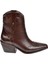 Kısa Western Kadın Topuklu Bot SMS-58151 Kahve 2