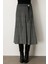 Kadın Aksesuar Detaylı Midi Triko Etek 65208 Siyah 3
