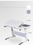 Sirius Simple Okul Çalışma Masası, Yüksekliği Ayarlanabilir Montessori Uyumlu Çocuk Masası - 120x75 Cm, Beyaz/Gri 4