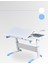 Sirius Simple Erkek Çocuk Çalışma Masası Yükseklik Ayarlı Eğimli Ders Çalışma Masası - 120x75 Cm, Beyaz/Mavi 4