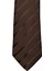 Koyu Kahverengi Çizgili 8 Cm Genişliğinde Klasik Kravat 2